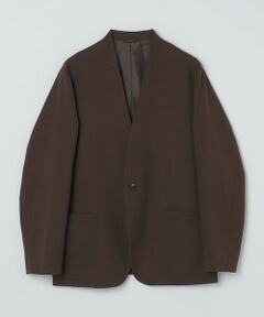 SHIPS / シップス ノーカラージャケット | 《一部追加・新色予約》【一部WEB限定】SHIPS Colors:TR ノーカラー ジャケット◆