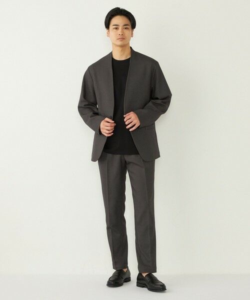 SHIPS / シップス ノーカラージャケット | 《一部追加予約》SHIPS Colors:〈手洗い可能〉ノーカラー ジャケット(セットアップ可能)◆ | 詳細3