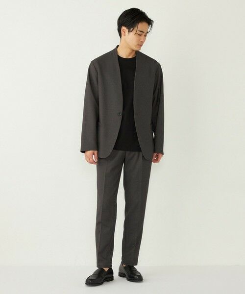 SHIPS / シップス ノーカラージャケット | 《一部追加予約》SHIPS Colors:〈手洗い可能〉ノーカラー ジャケット(セットアップ可能)◆ | 詳細6