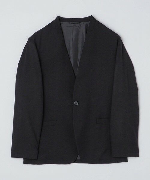 SHIPS / シップス ノーカラージャケット | 《一部追加予約》SHIPS Colors:〈手洗い可能〉ノーカラー ジャケット(セットアップ可能)◆ | 詳細8