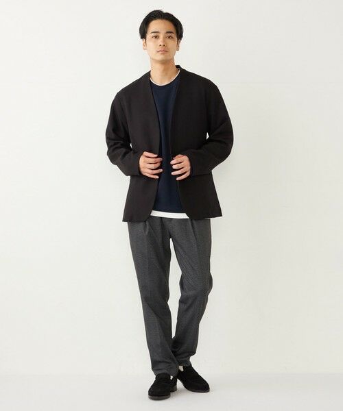 SHIPS / シップス ノーカラージャケット | 《一部追加予約》SHIPS Colors:〈手洗い可能〉ノーカラー ジャケット(セットアップ可能)◆ | 詳細14