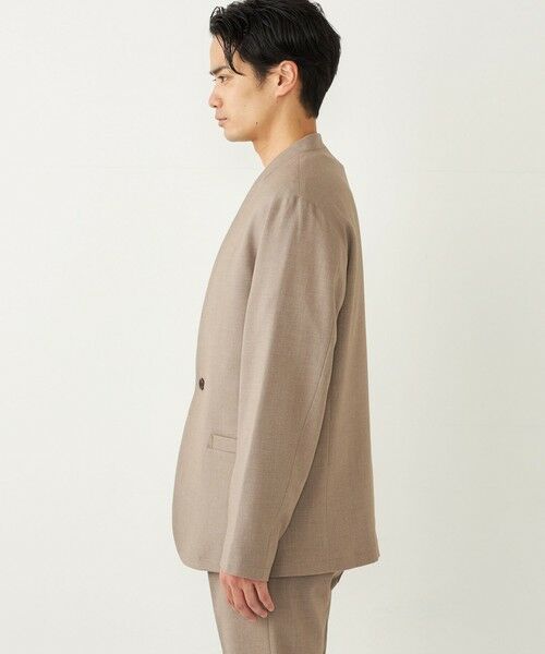 SHIPS / シップス ノーカラージャケット | 《一部追加予約》SHIPS Colors:〈手洗い可能〉ノーカラー ジャケット(セットアップ可能)◆ | 詳細26