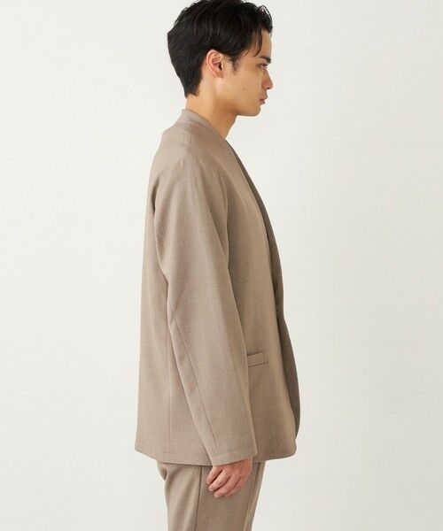 SHIPS / シップス ノーカラージャケット | 《一部追加予約》SHIPS Colors:〈手洗い可能〉ノーカラー ジャケット(セットアップ可能)◆ | 詳細28