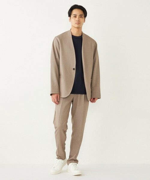 SHIPS / シップス ノーカラージャケット | 《一部追加予約》SHIPS Colors:〈手洗い可能〉ノーカラー ジャケット(セットアップ可能)◆ | 詳細29