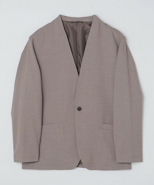 SHIPS / シップス ノーカラージャケット | 《一部追加予約》SHIPS Colors:〈手洗い可能〉ノーカラー ジャケット(セットアップ可能)◆ | 詳細15