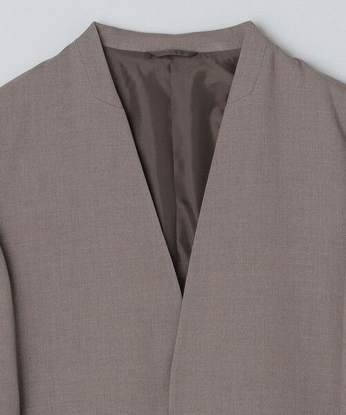 SHIPS / シップス ノーカラージャケット | 《一部追加予約》SHIPS Colors:〈手洗い可能〉ノーカラー ジャケット(セットアップ可能)◆ | 詳細19