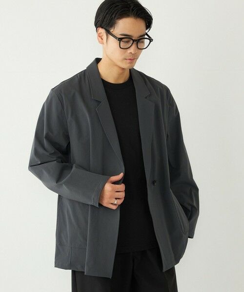 SHIPS / シップス テーラードジャケット | SHIPS Colors:〈洗濯機可能〉ナイロン ストレッチ ダブル ジャケット(セットアップ可能) | 詳細13