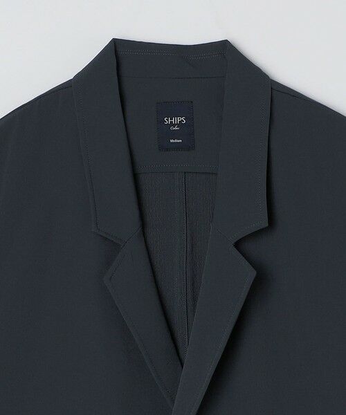 SHIPS / シップス テーラードジャケット | SHIPS Colors:〈洗濯機可能〉ナイロン ストレッチ ダブル ジャケット(セットアップ可能) | 詳細4