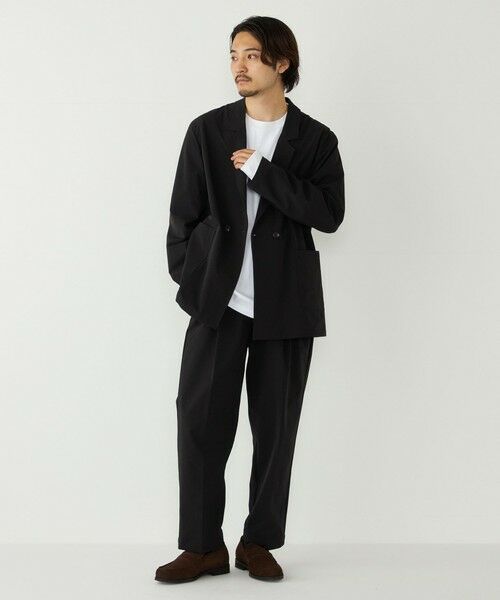 SHIPS / シップス テーラードジャケット | SHIPS Colors:〈洗濯機可能〉ナイロン ストレッチ ダブル ジャケット(セットアップ可能) | 詳細19