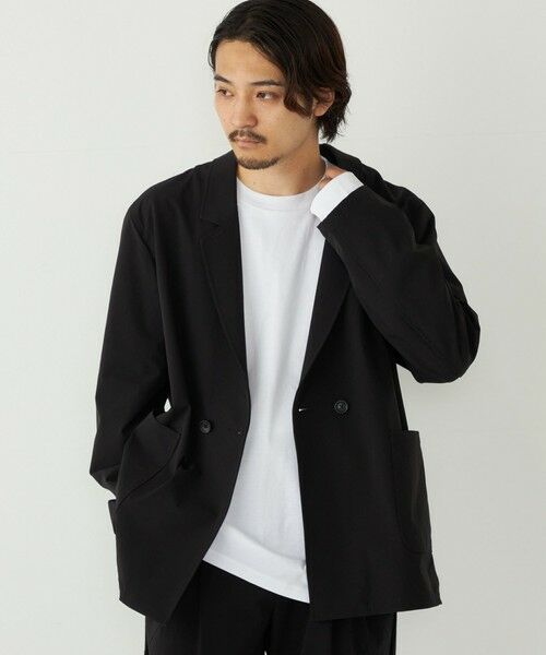 SHIPS / シップス テーラードジャケット | SHIPS Colors:〈洗濯機可能〉ナイロン ストレッチ ダブル ジャケット(セットアップ可能) | 詳細24