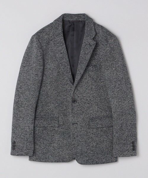 SHIPS / シップス テーラードジャケット | SHIPS Colors:セーター フリース 2ボタン ジャケット(セットアップ対応可能)◇（グレー系）