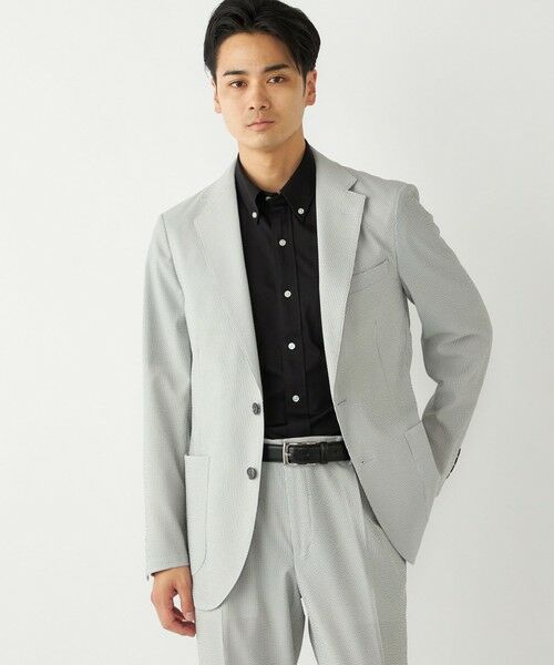 SHIPS / シップス テーラードジャケット | SHIPS Colors:CLEAR EFFECT(R) サッカージャケット(セットアップ対応可能) | 詳細13