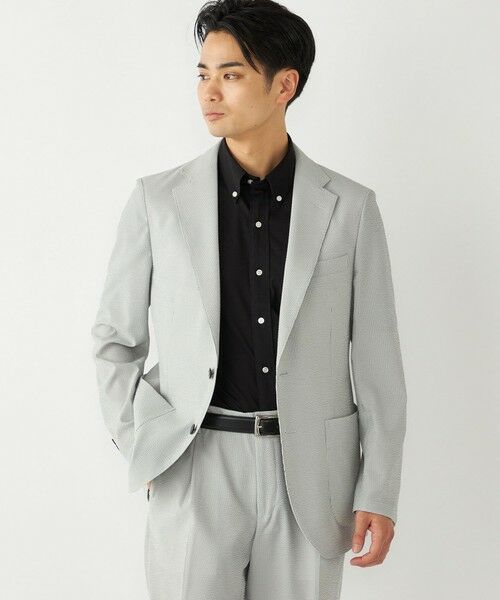 SHIPS / シップス テーラードジャケット | SHIPS Colors:CLEAR EFFECT(R) サッカージャケット(セットアップ対応可能) | 詳細14