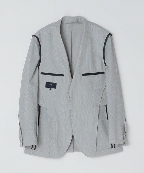 SHIPS / シップス テーラードジャケット | SHIPS Colors:CLEAR EFFECT(R) サッカージャケット(セットアップ対応可能) | 詳細3