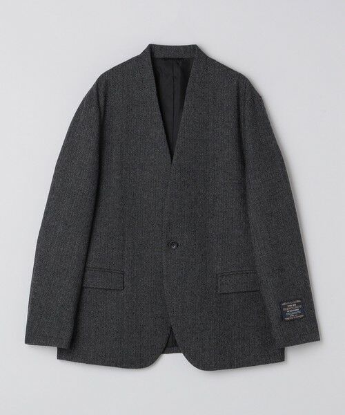 SHIPS / シップス テーラードジャケット | SHIPS Colors:T/W ツイード ノーカラー ジャケット(セットアップ対応可能)◇ | 詳細1