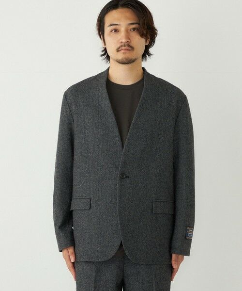 SHIPS / シップス テーラードジャケット | SHIPS Colors:T/W ツイード ノーカラー ジャケット(セットアップ対応可能)◇ | 詳細10