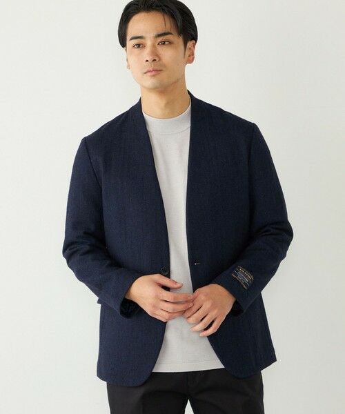 SHIPS / シップス テーラードジャケット | SHIPS Colors:T/W ツイード ノーカラー ジャケット(セットアップ対応可能)◇ | 詳細23