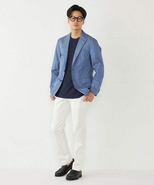 SHIPS / シップス テーラードジャケット | SHIPS Colors:〈洗濯機可能〉デニム ライク ジャケット(セットアップ対応可能) | 詳細3