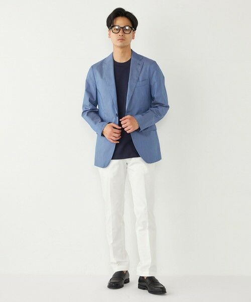 SHIPS / シップス テーラードジャケット | SHIPS Colors:〈洗濯機可能〉デニム ライク ジャケット(セットアップ対応可能) | 詳細8