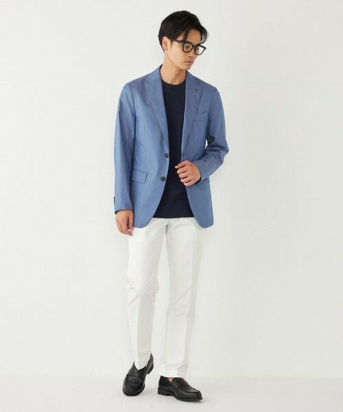 SHIPS / シップス テーラードジャケット | SHIPS Colors:〈洗濯機可能〉デニム ライク ジャケット(セットアップ対応可能) | 詳細9