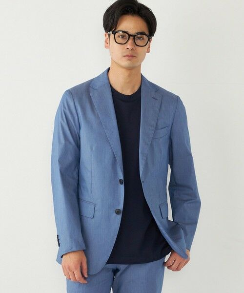 SHIPS / シップス テーラードジャケット | SHIPS Colors:〈洗濯機可能〉デニム ライク ジャケット(セットアップ対応可能) | 詳細10