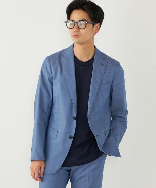 SHIPS / シップス テーラードジャケット | SHIPS Colors:〈洗濯機可能〉デニム ライク ジャケット(セットアップ対応可能) | 詳細11