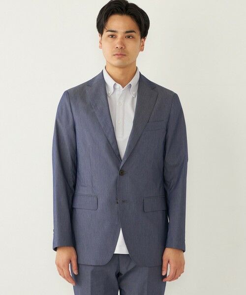 SHIPS / シップス テーラードジャケット | SHIPS Colors:〈洗濯機可能〉デニム ライク ジャケット(セットアップ対応可能) | 詳細30