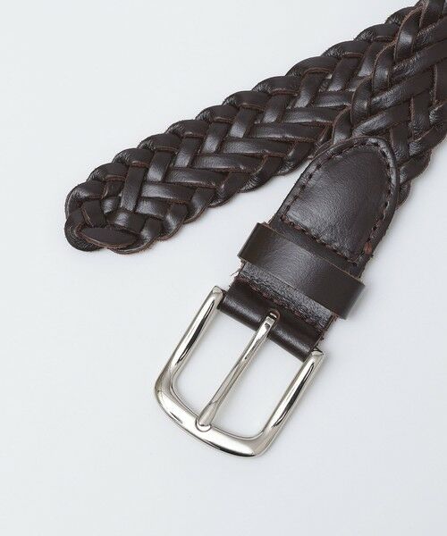 SHIPS / シップス ベルト・サスペンダー | SHIPS Colors:レザー メッシュ ベルト◇ | 詳細2