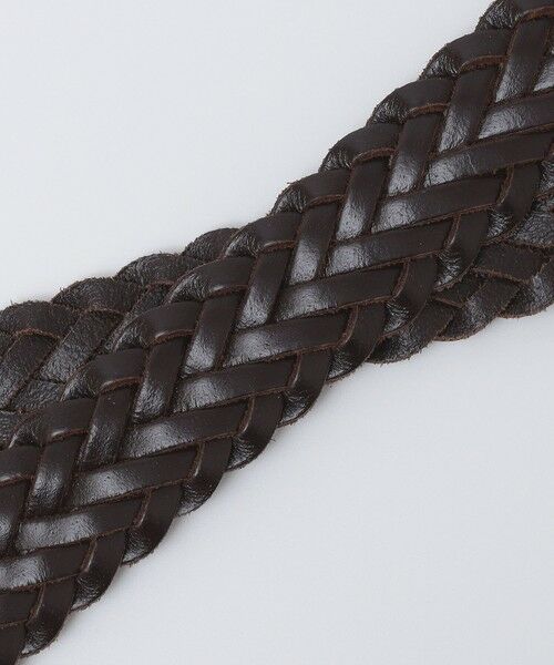 SHIPS / シップス ベルト・サスペンダー | SHIPS Colors:レザー メッシュ ベルト◇ | 詳細3