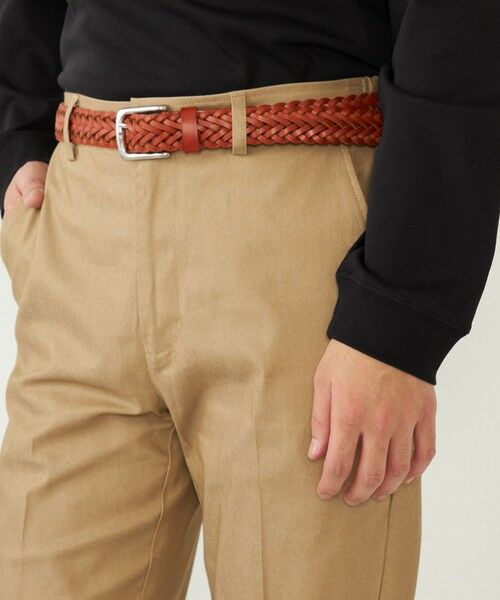 SHIPS / シップス ベルト・サスペンダー | SHIPS Colors:レザー メッシュ ベルト | 詳細8