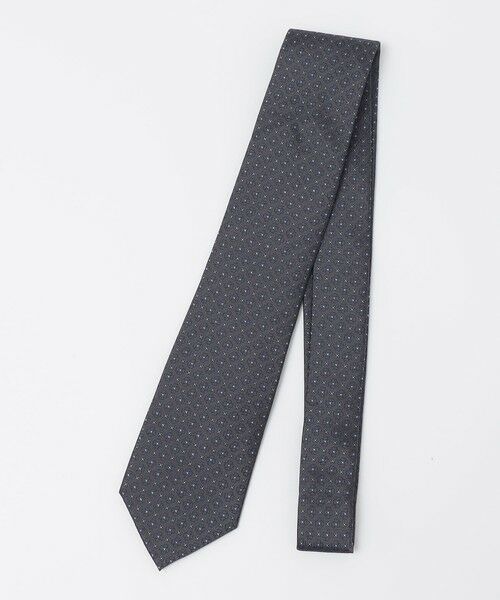 SHIPS / シップス ネクタイ | SHIPS Colors:シルク 小紋柄 ネクタイ(ダークグレー)