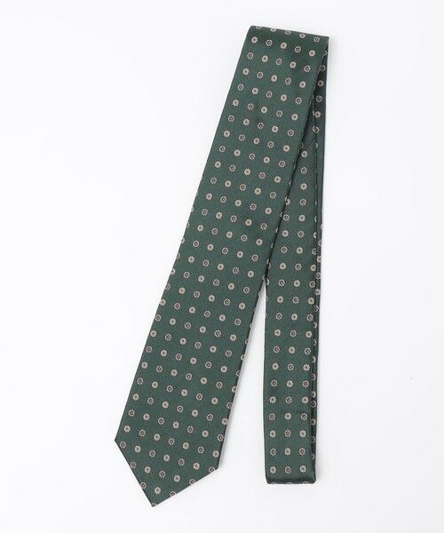 SHIPS / シップス ネクタイ | SHIPS Colors:シルク 小紋柄 ネクタイ(グリーン)