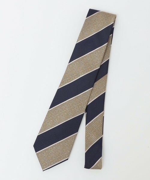 SHIPS / シップス ネクタイ | SHIPS Colors:シルク ストライプ ネクタイ(ベージュ)