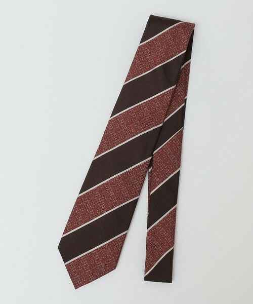 SHIPS / シップス ネクタイ | SHIPS Colors:シルク ストライプ ネクタイ(ブラウン系)