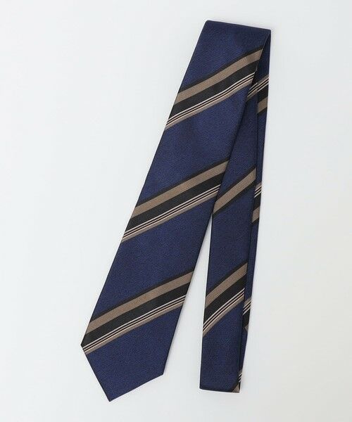 SHIPS / シップス ネクタイ | SHIPS Colors:シルク ストライプ ネクタイ(ネイビー)