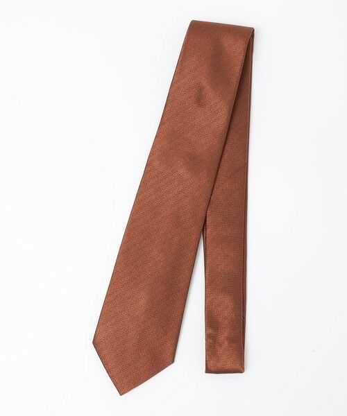 SHIPS / シップス ネクタイ | SHIPS Colors:シルク ソリッド ネクタイ(キャメル)