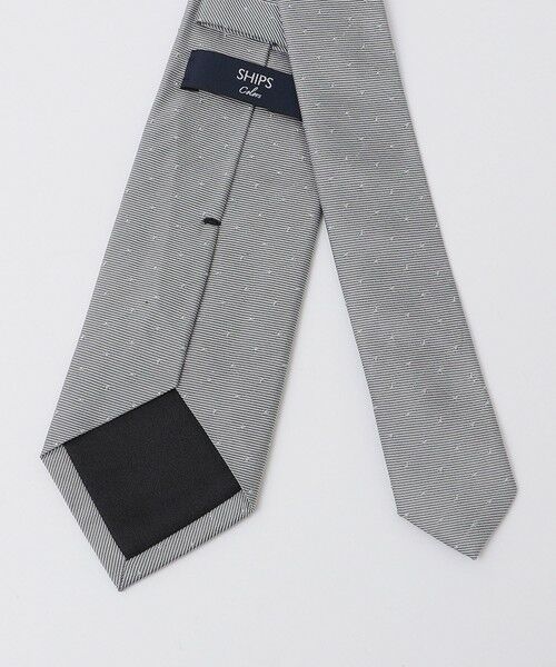SHIPS / シップス ネクタイ | SHIPS Colors:シルバー ピンドット タイ 2◇ | 詳細1