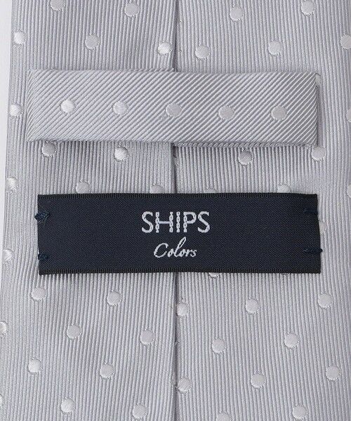 SHIPS / シップス ネクタイ | SHIPS Colors:シルバー ツイル ドット タイ 2◇ | 詳細2