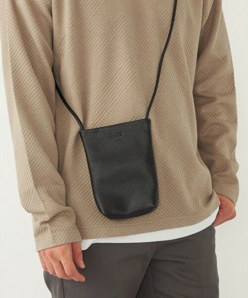 SHIPS / シップス リュック・バックパック | SHIPS Colors:レザー サコッシュ◇(ブラック)