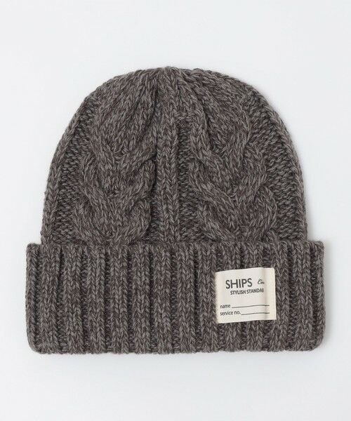 SHIPS / シップス ニットキャップ | SHIPS Colors:〈手洗い可能〉ケーブル ニット キャップ | 詳細1