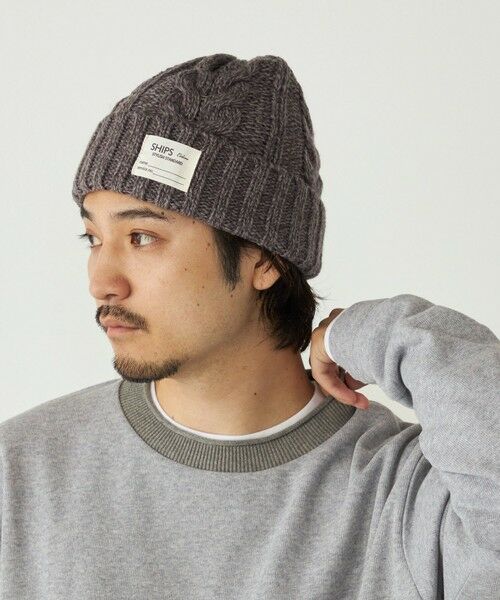 SHIPS / シップス ニットキャップ | SHIPS Colors:〈手洗い可能〉ケーブル ニット キャップ | 詳細2
