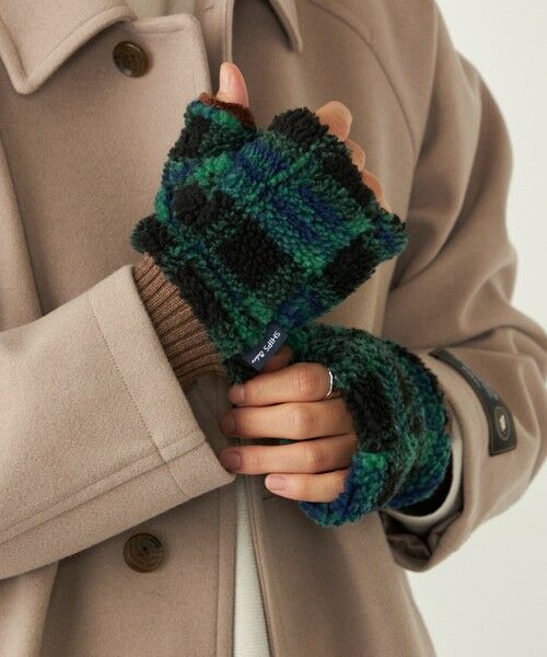 SHIPS / シップス 手袋 | SHIPS Colors:ボア フィンガーレス グローブ | 詳細8