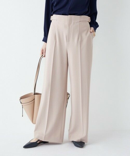 SHIPS / シップス その他パンツ | SHIPS Colors:〈手洗い可能〉ストレッチ ジョーゼット ワイドパンツ2◇ | 詳細13