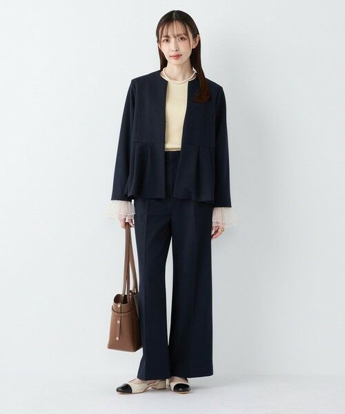 SHIPS / シップス その他パンツ | SHIPS Colors:〈手洗い可能〉ストレッチ ジョーゼット ワイドパンツ2◇ | 詳細22