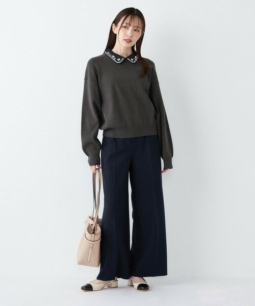 SHIPS / シップス その他パンツ | SHIPS Colors:〈手洗い可能〉ストレッチ ジョーゼット ワイドパンツ2◇ | 詳細23