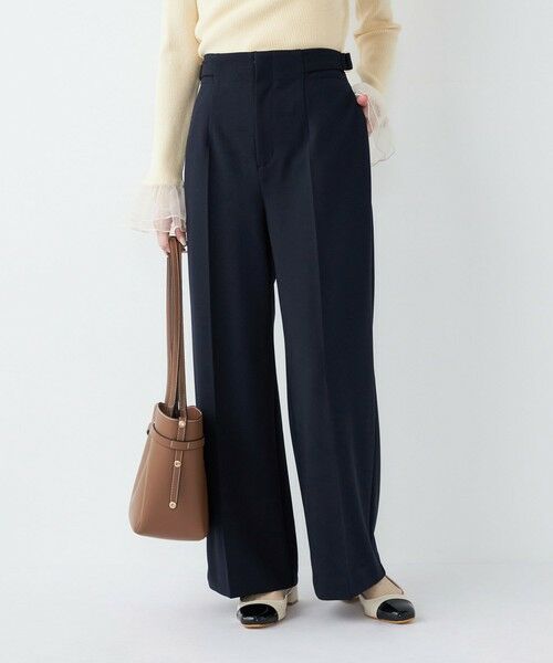 SHIPS / シップス その他パンツ | SHIPS Colors:〈手洗い可能〉ストレッチ ジョーゼット ワイドパンツ2◇ | 詳細24