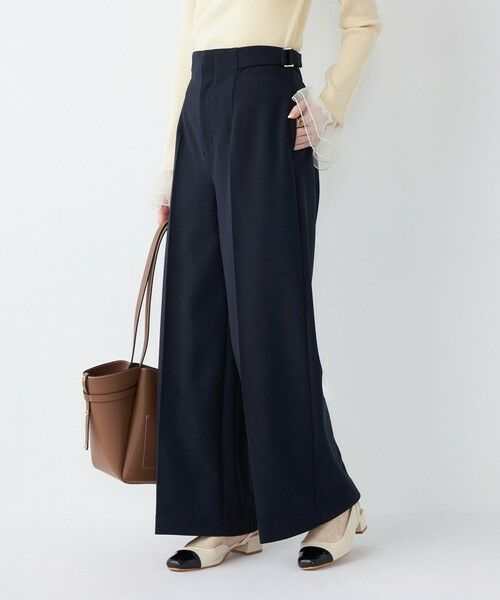 SHIPS / シップス その他パンツ | SHIPS Colors:〈手洗い可能〉ストレッチ ジョーゼット ワイドパンツ2◇ | 詳細25