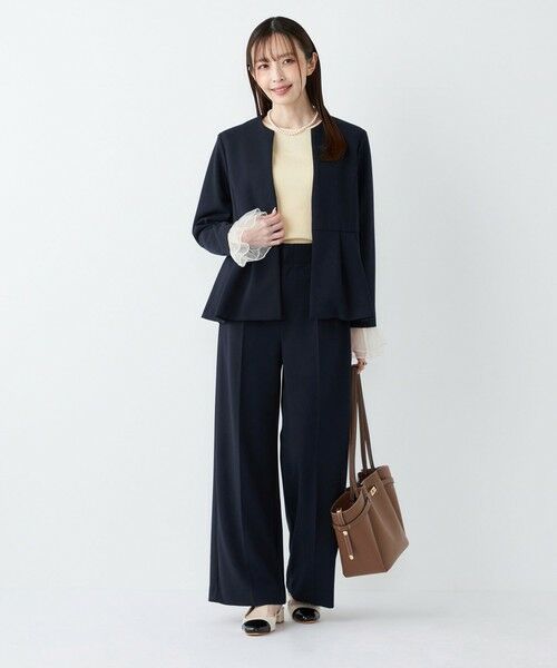 SHIPS / シップス その他パンツ | SHIPS Colors:〈手洗い可能〉ストレッチ ジョーゼット ワイドパンツ2◇ | 詳細27