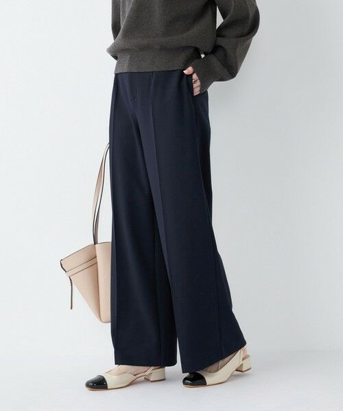 SHIPS / シップス その他パンツ | SHIPS Colors:〈手洗い可能〉ストレッチ ジョーゼット ワイドパンツ2◇ | 詳細30