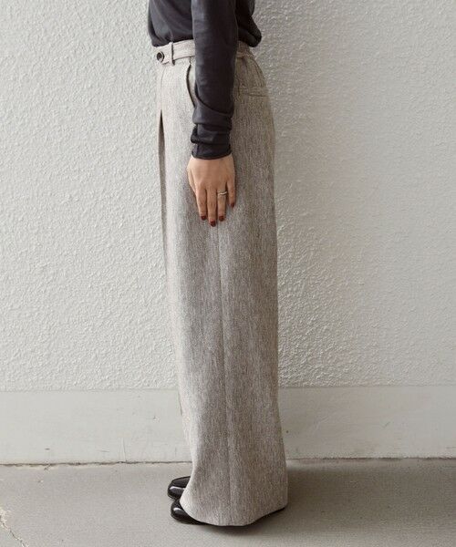 SHIPS / シップス その他パンツ | SHIPS Colors:〈手洗い可能〉カラー ミックス ツイード ボタン ワイドパンツ◇ | 詳細11